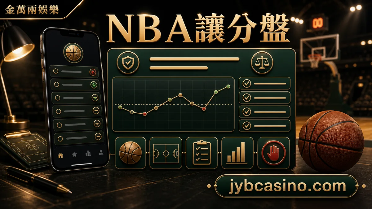 金萬兩娛樂 NBA讓分盤,NBA 讓分盤與盤口資訊的文章插圖。