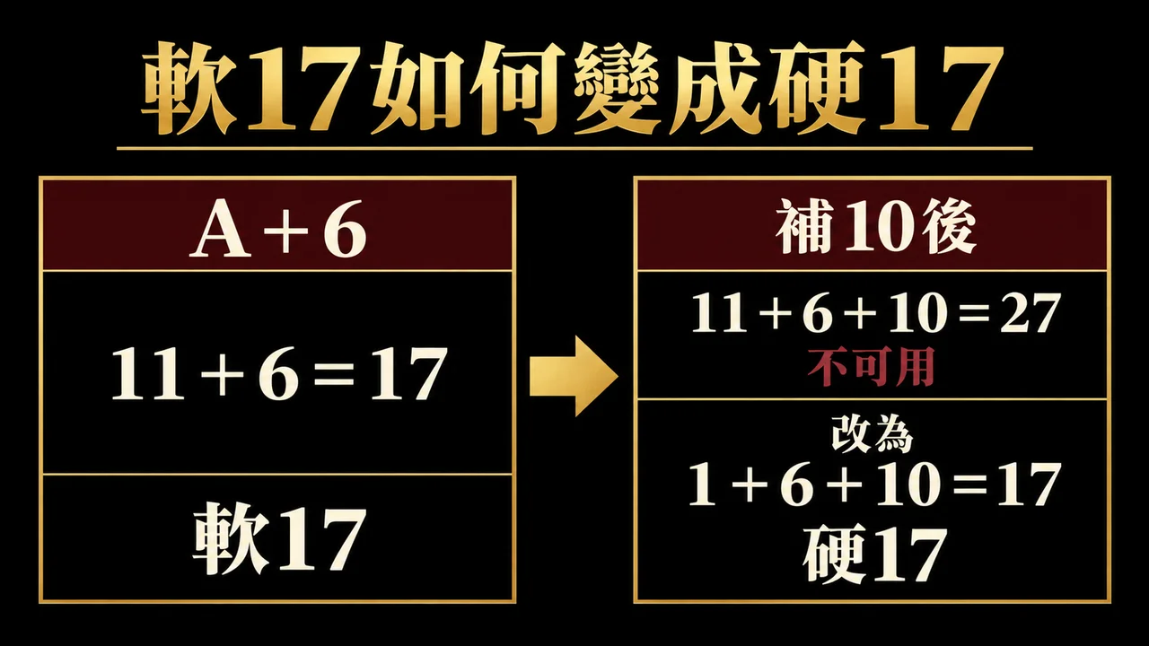 A加6補10後由軟17轉硬17